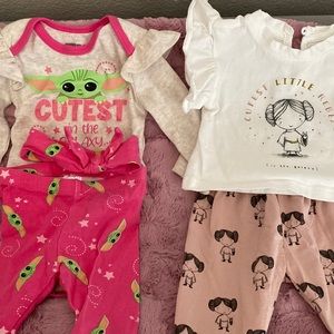 Star Wars baby girl outfits